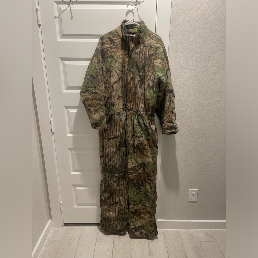 Vintage Cabela’s Dry Plus insulated men camo coveralls Sz L Tall